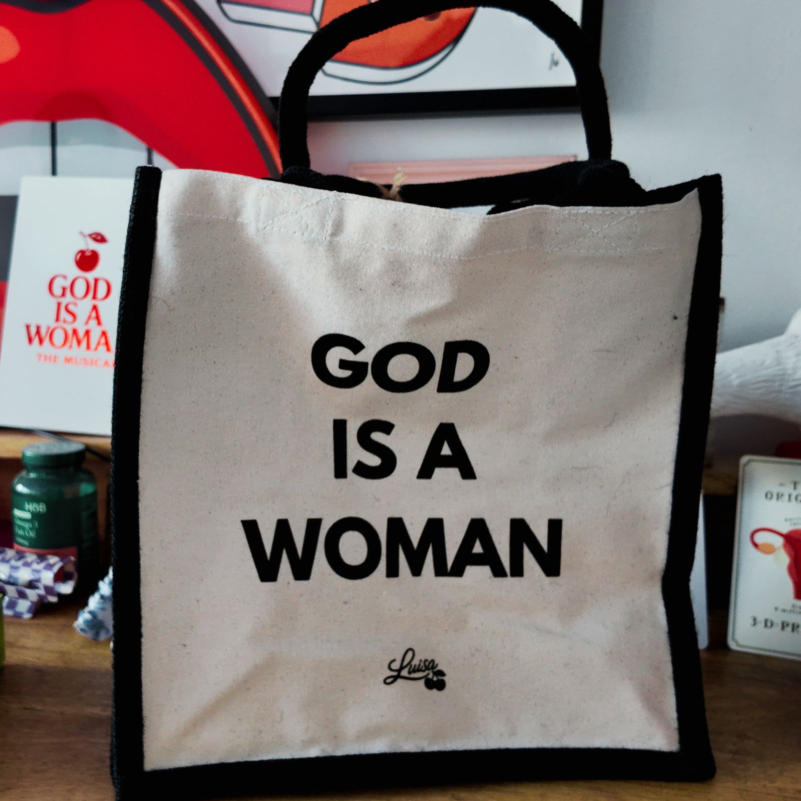 God Is A Woman Tote Bag